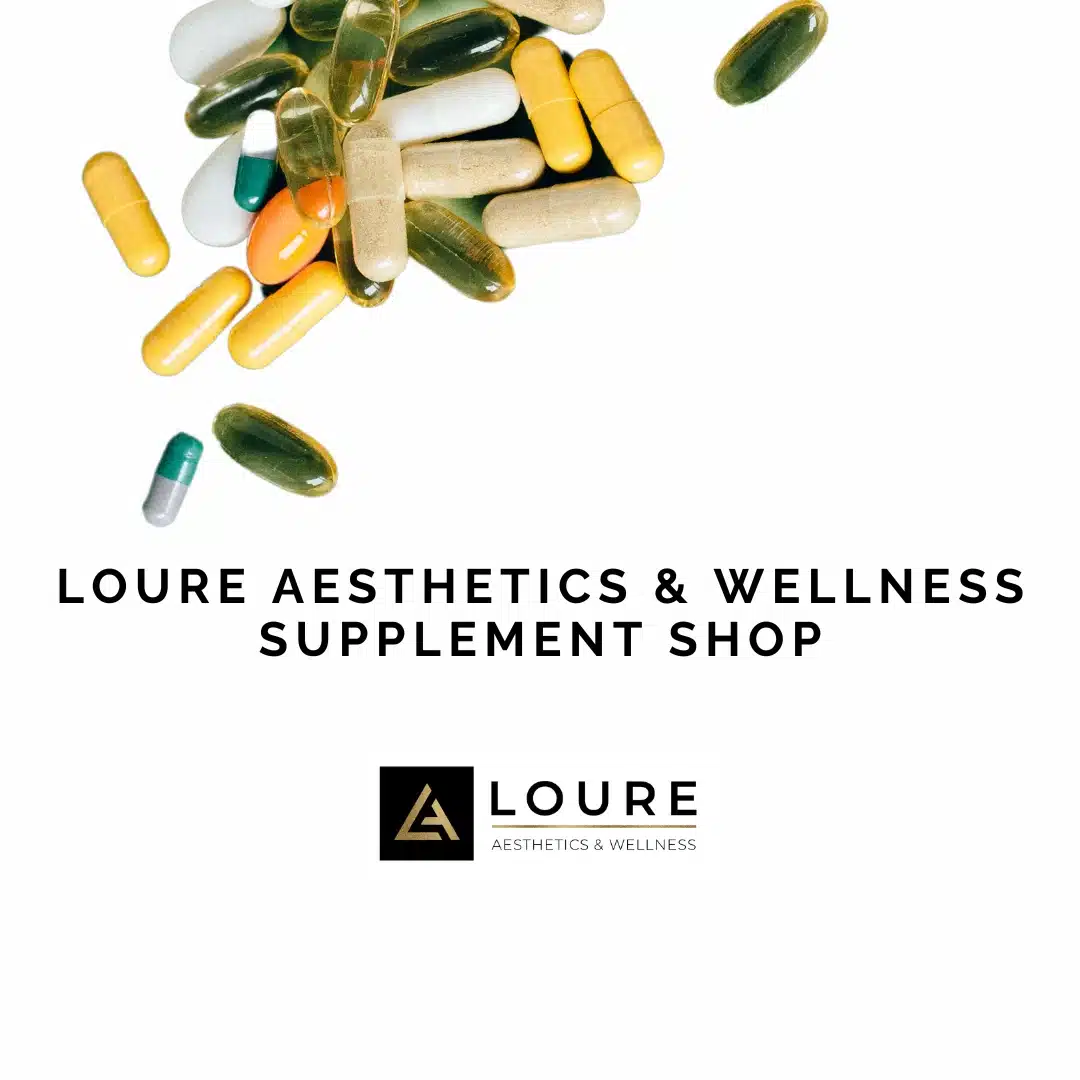 loure aesthetics wellness supplement shop 1